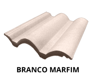 Telha de Concreto Tradicional Branco Marfim